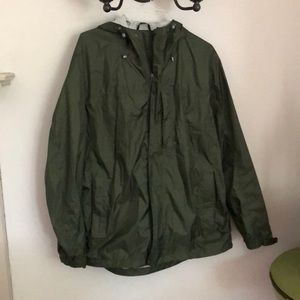 L L Bean rain coat